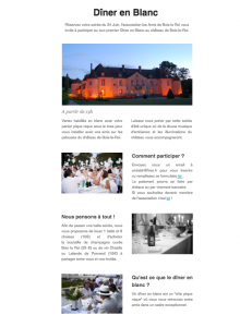 Diner en blanc imprimable